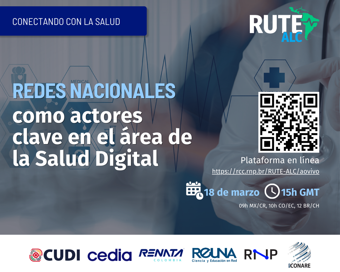 Redes nacionales y Salud Digital: RUTE-ALC inicia su ciclo anual de sesiones