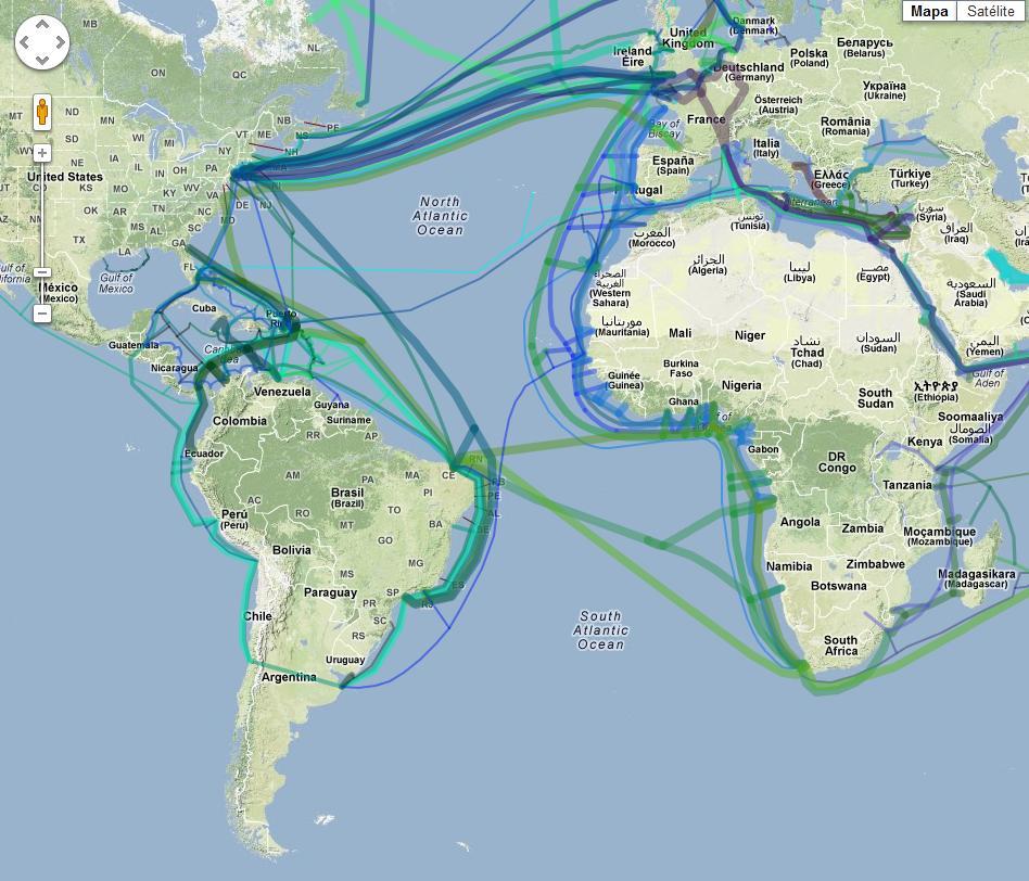 Cable submarino entre América Latina y Europa